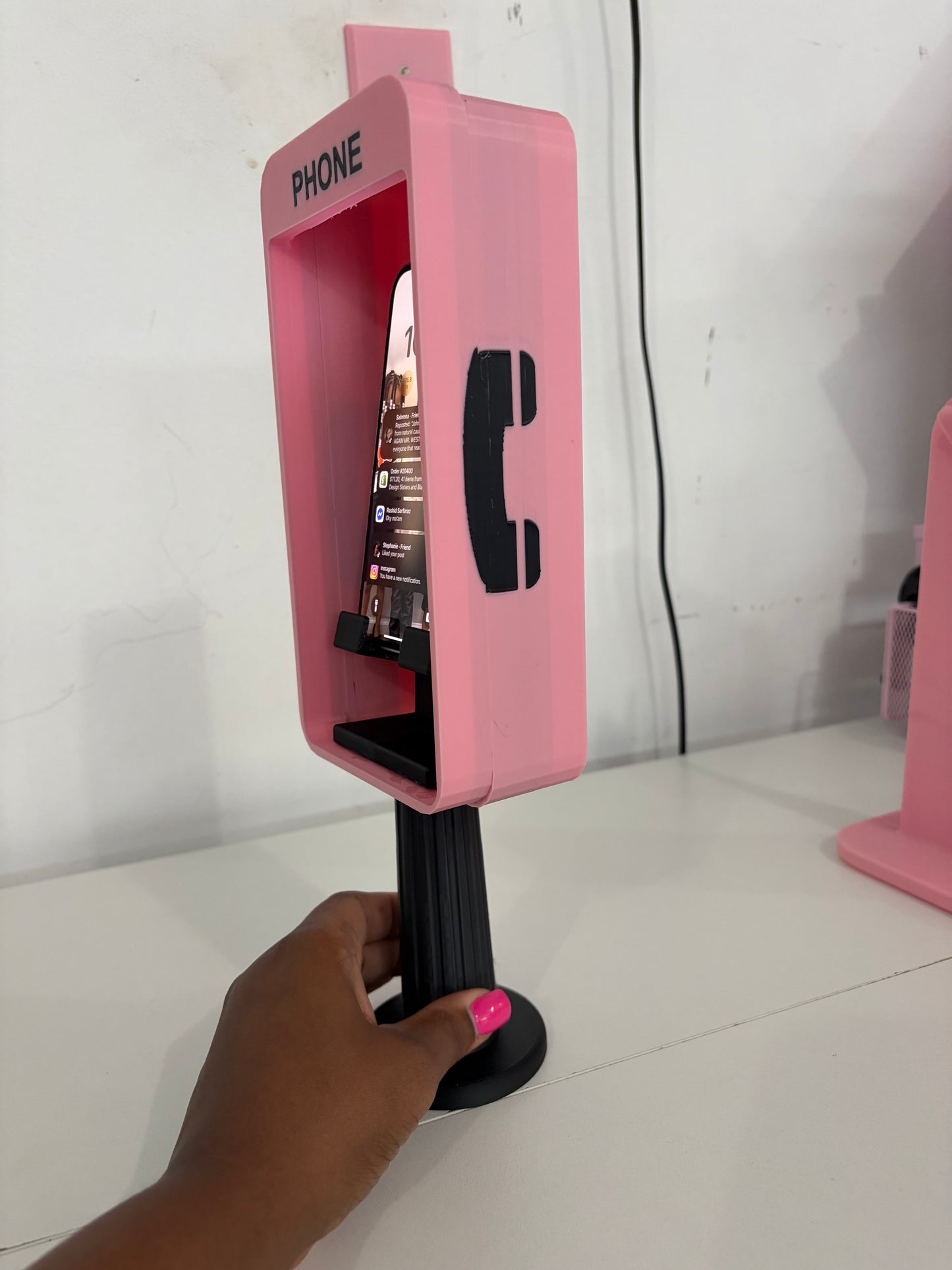 3d Phone Booth Stand