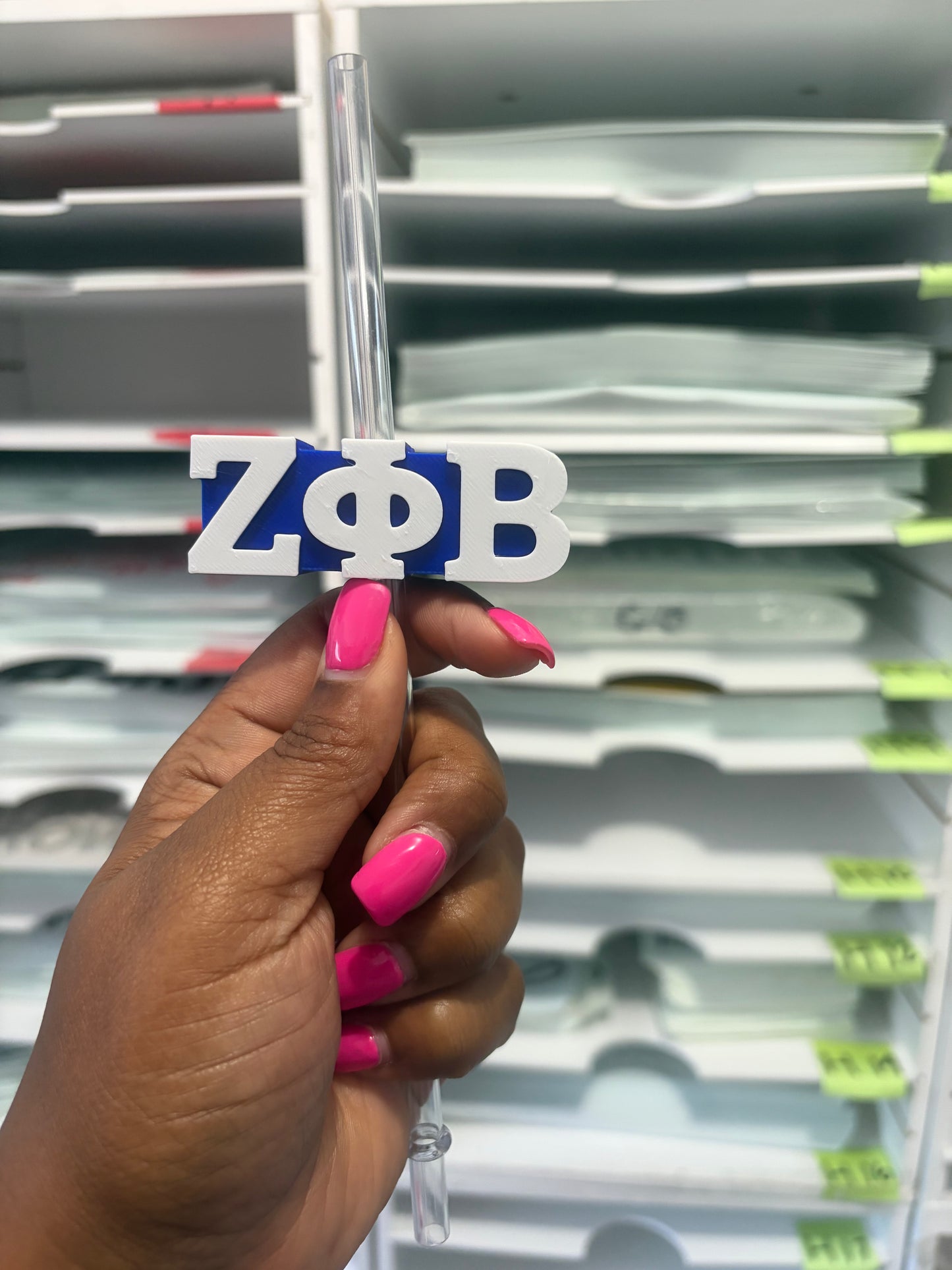 Standard Size Zeta  Straw Topper