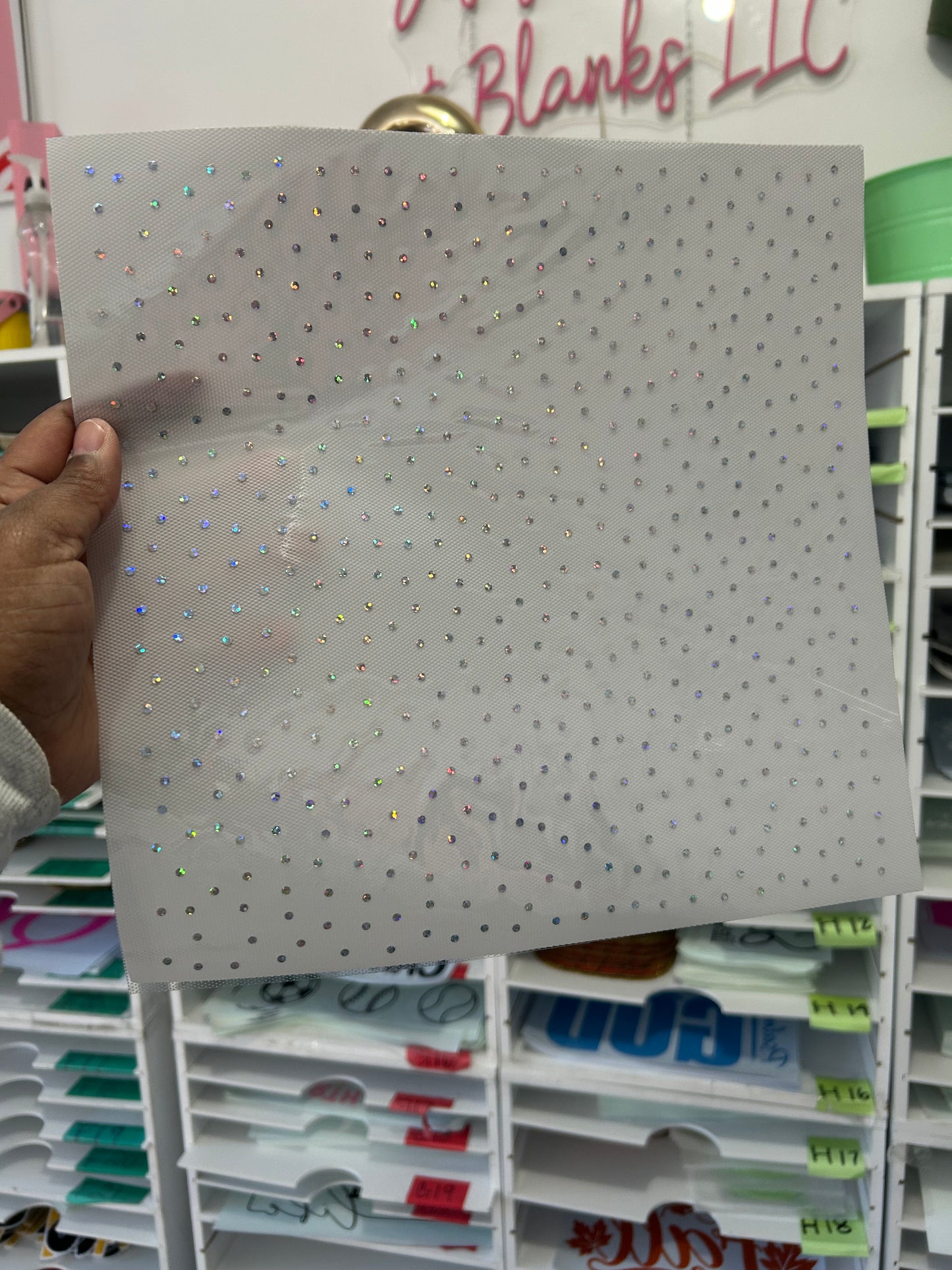 11 inch Spangle Scatter Sheet