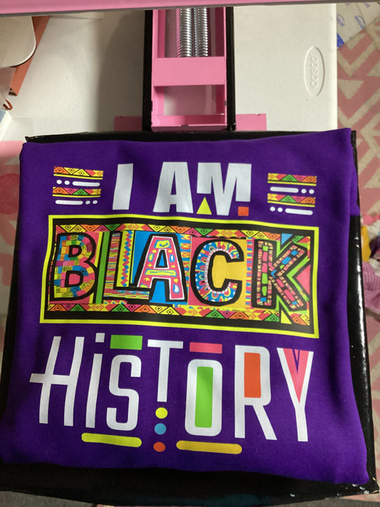 I Am Black History  DTF Transfers, Heat Transfers