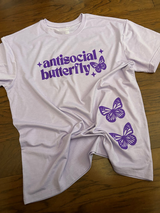 Antisocal Butterfly  Shirt