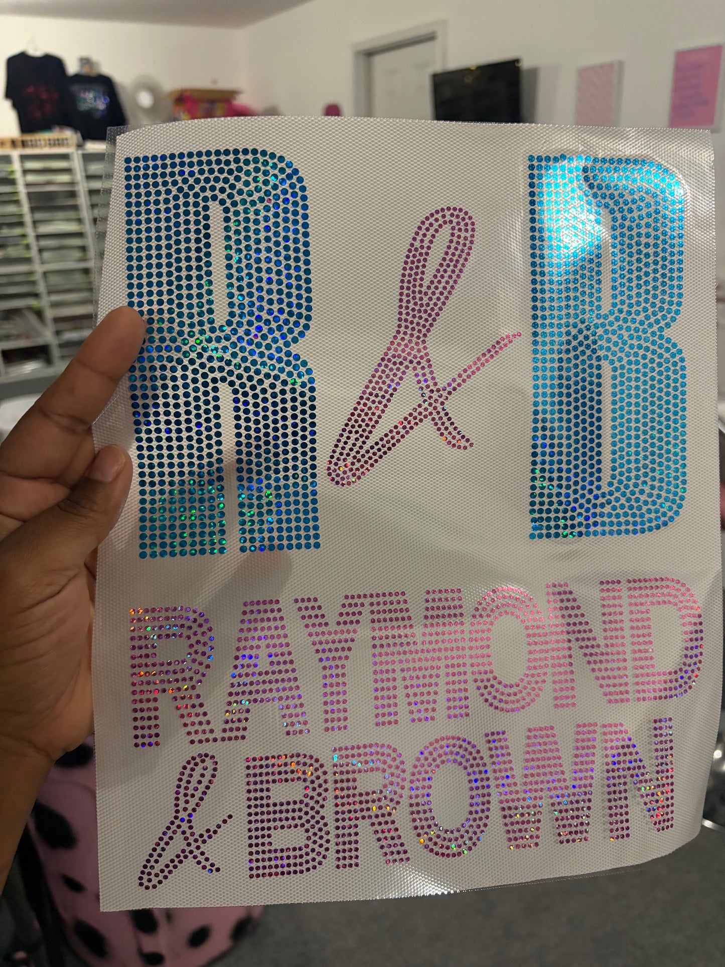 R B Spangle Transfers