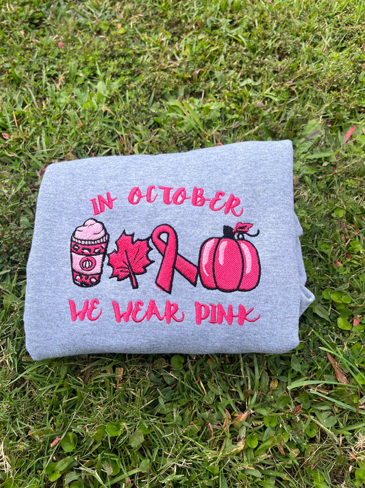 In October we Wear Pink (Stitch) Sweatshirt