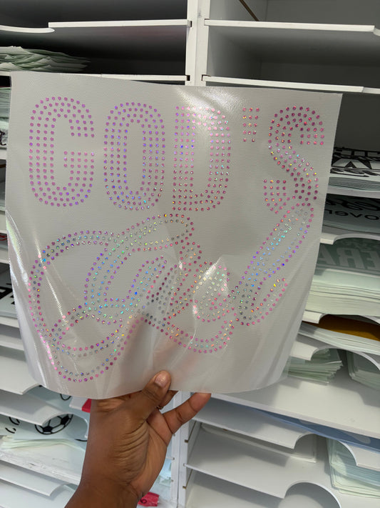 God's Girl Spangle Transfers