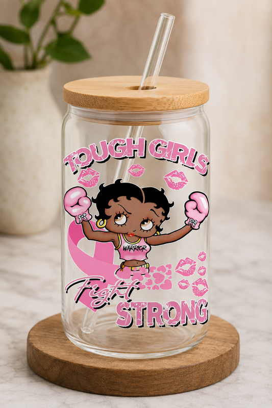 Tough Girls fight Strong 3 Inc Decals