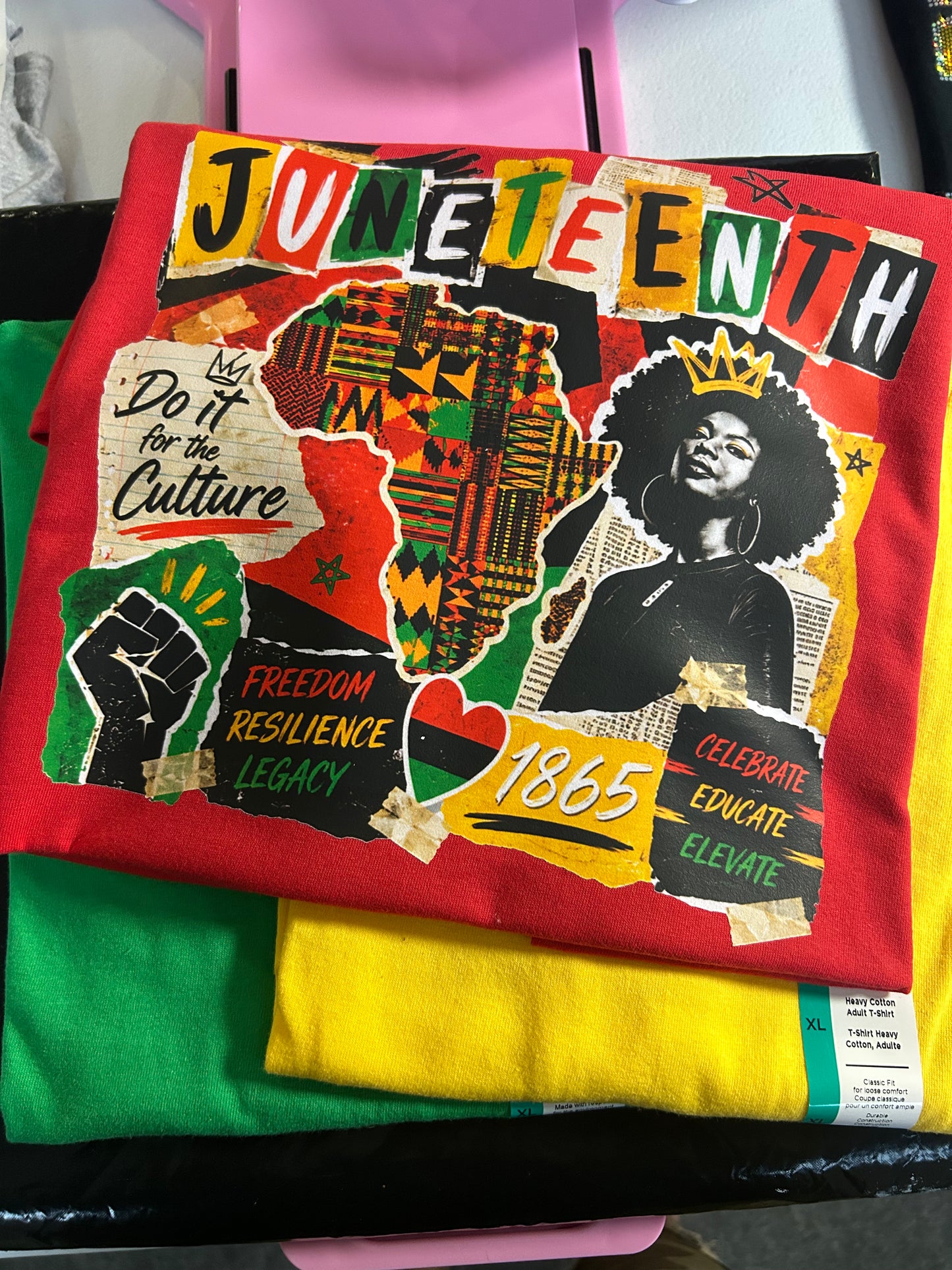 Juneteenth Queen Energy Tee Shirt