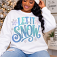 Let it Snow Spangle Transfer, Heat Transfer