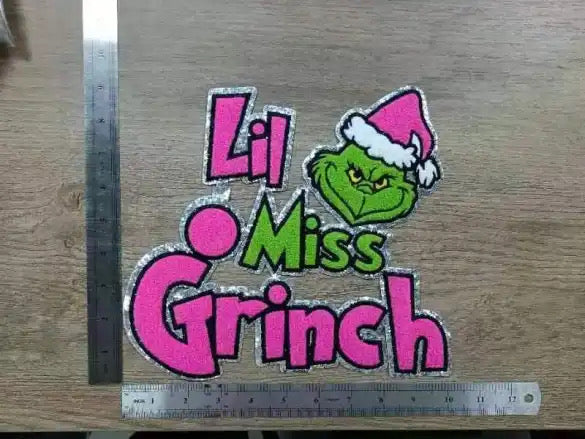 Lil Miss Inch Chenille Patches 10inch