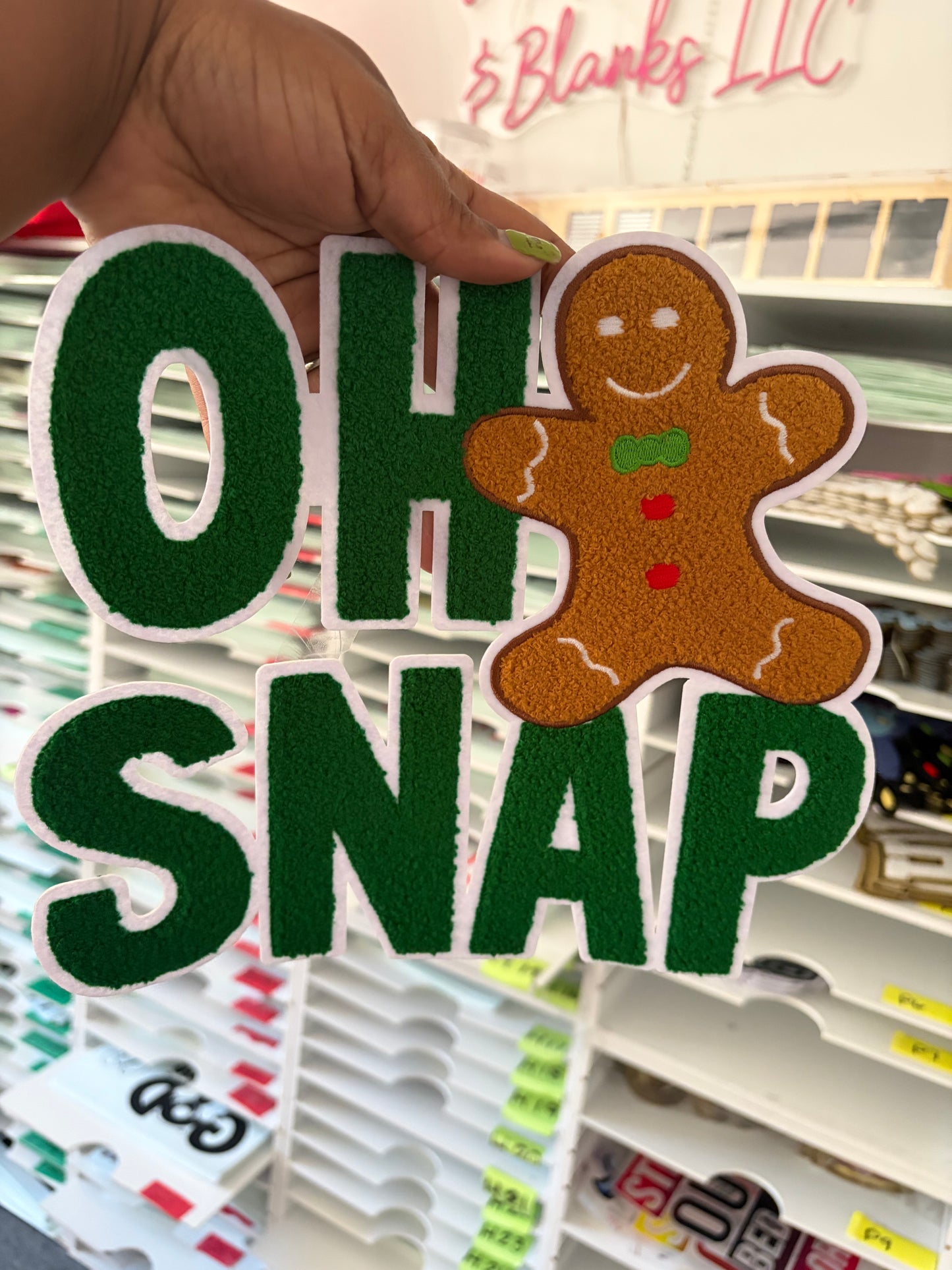 Oh Snap Chenille Patches