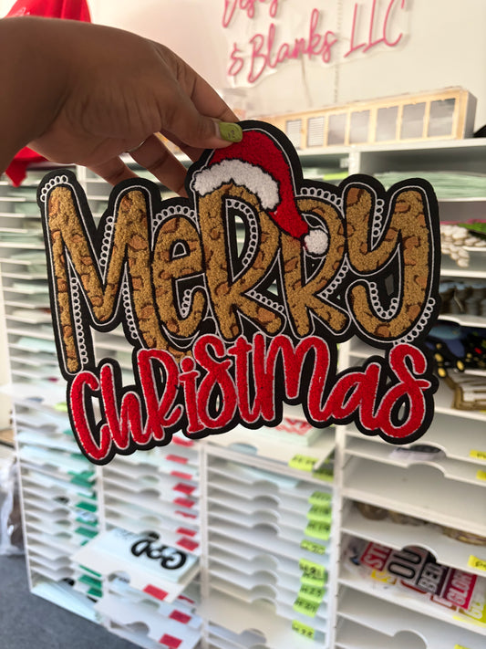 Cookie Christmas Cheer Chenille Patches