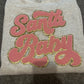 11 inch Pink Santa Baby  Chenille Patches