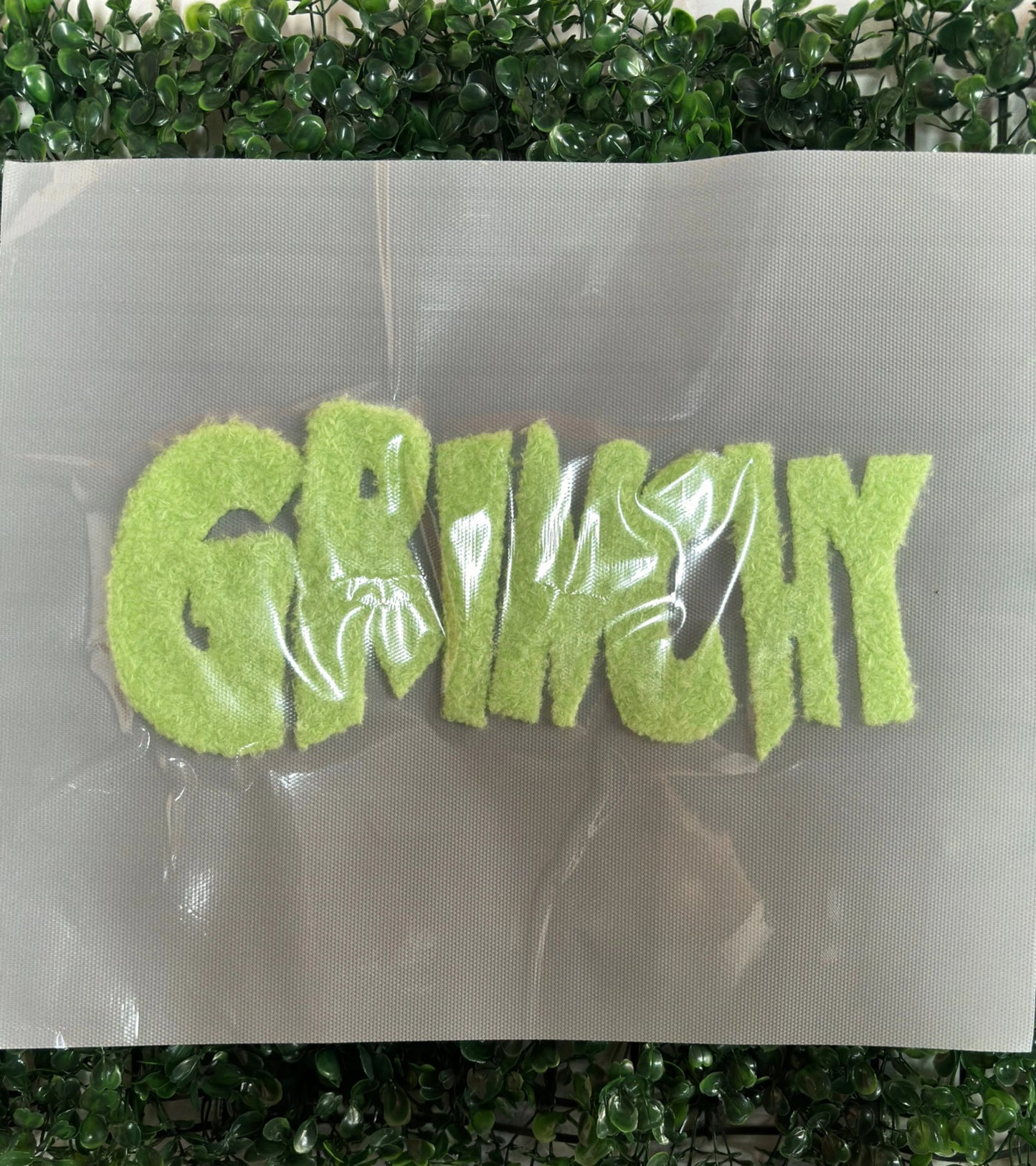 Grinchy Fuzzy Patches