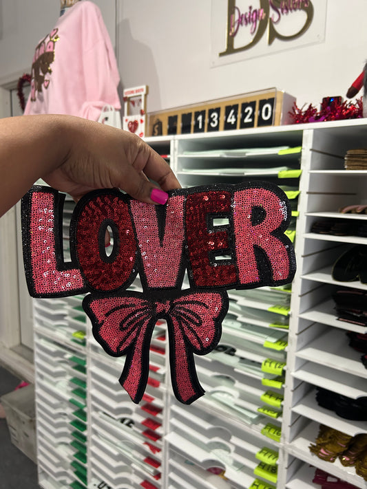 Lover chenille patch