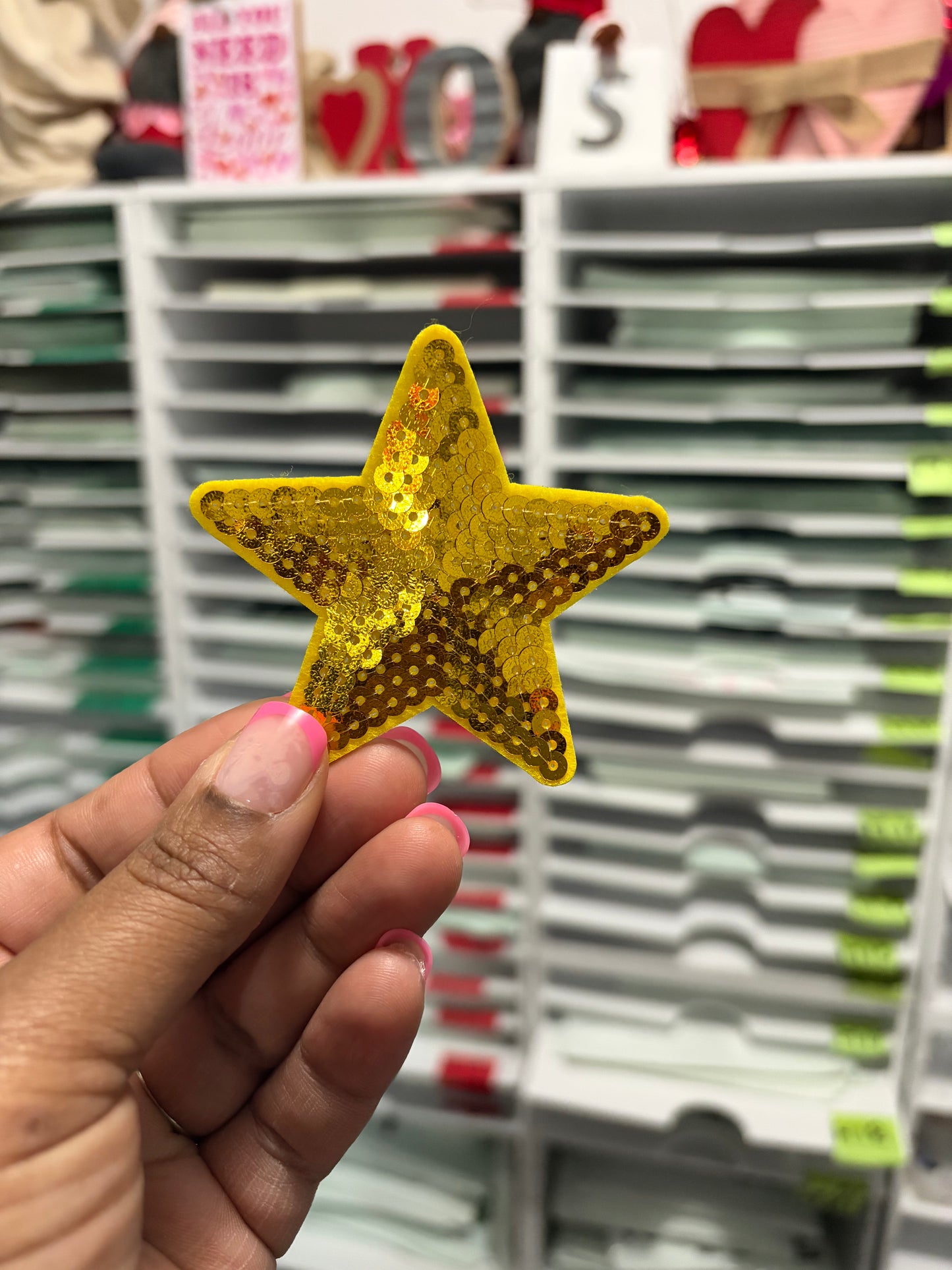 Yellowish/ Gold  Star Custom Embroidered Hat Patches for Trucker Hats | Iron On