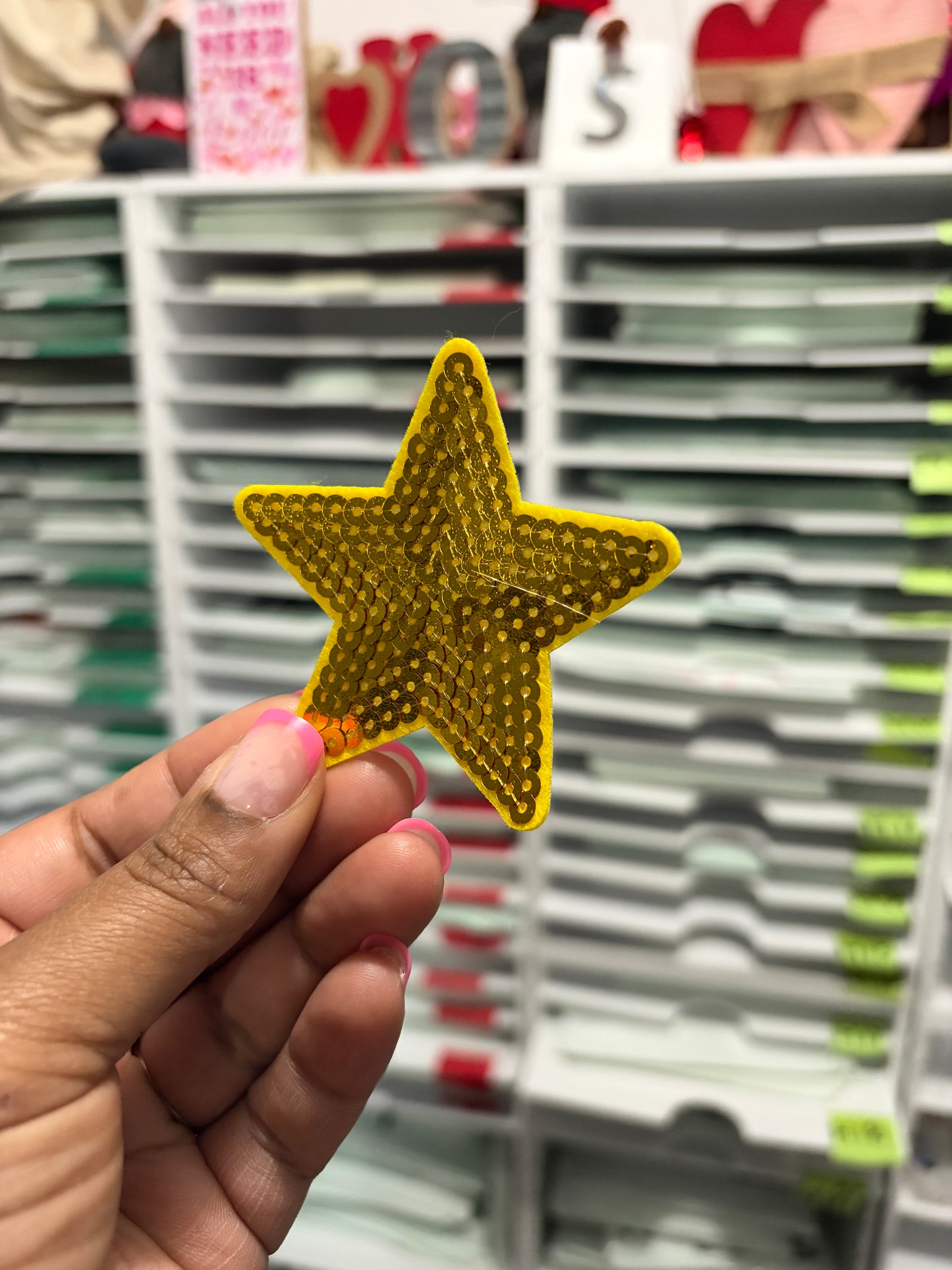 Yellowish/ Gold  Star Custom Embroidered Hat Patches for Trucker Hats | Iron On