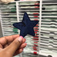 Navy Blue Star  Custom Embroidered Hat Patches for Trucker Hats | Iron On