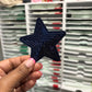 Navy Blue Star  Custom Embroidered Hat Patches for Trucker Hats | Iron On