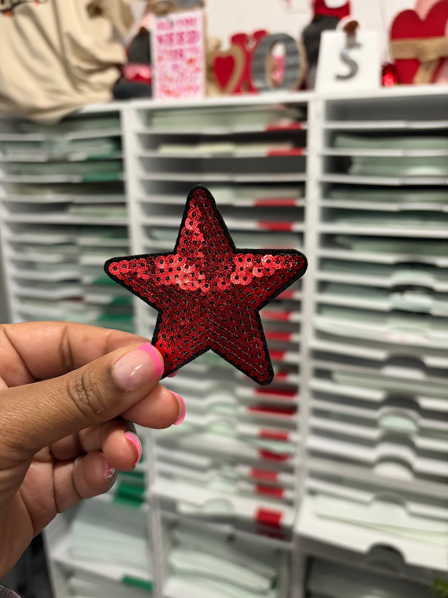 Red  Star  Custom Embroidered Hat Patches for Trucker Hats | Iron On