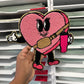 Bouje Heart Custom Chenille Patches for Jackets | Embroidered & Varsity Style