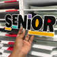 Retro Senior Custom Chenille Patches for Jackets | Embroidered & Varsity Style