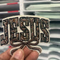 Camo Jesus  Hat Patch Custom Embroidered Hat Patches for Trucker Hats | Iron On