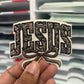 Camo Jesus  Hat Patch Custom Embroidered Hat Patches for Trucker Hats | Iron On