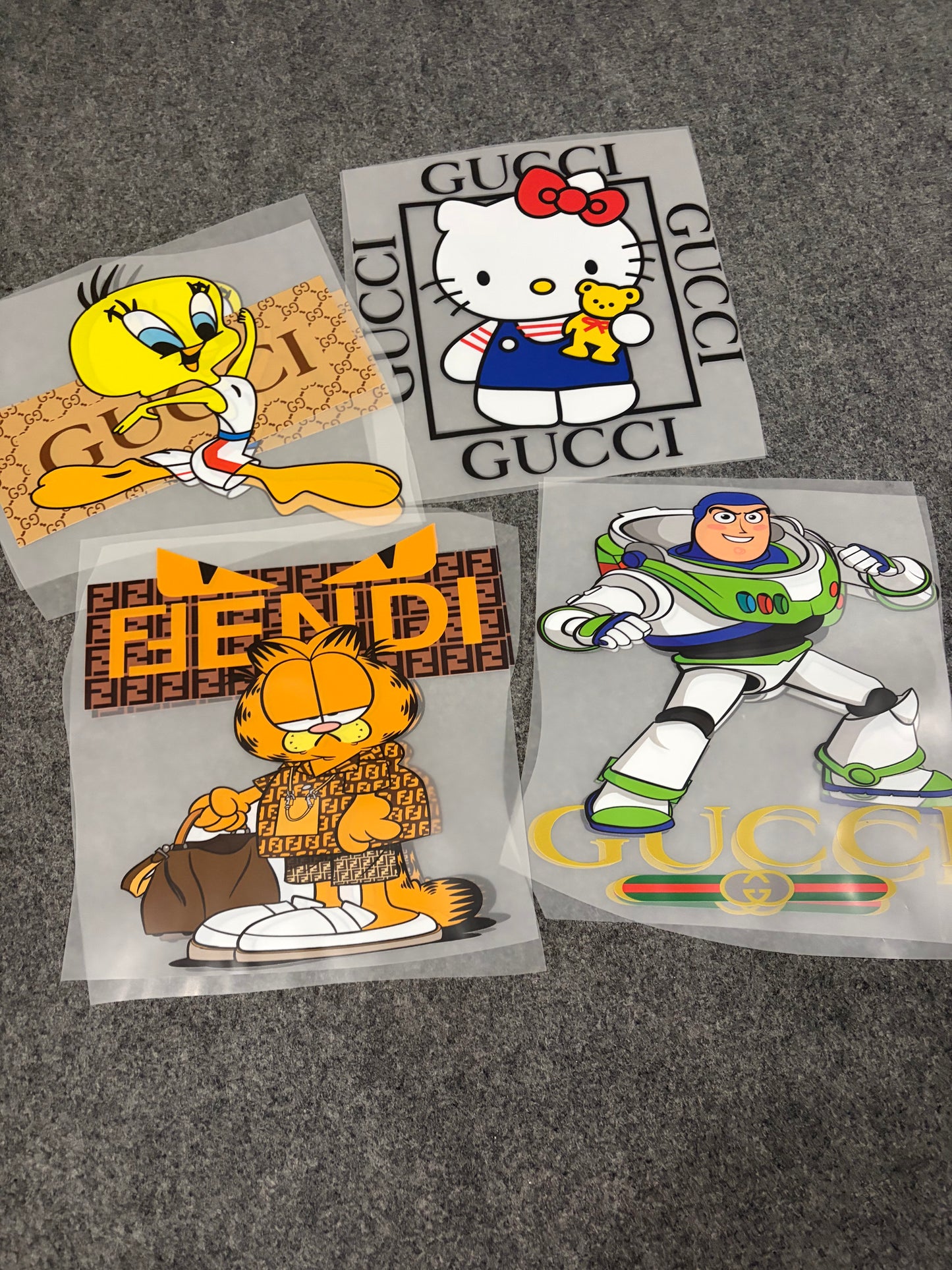 8 Luxury Designer DTF Transfer  Grab Bag