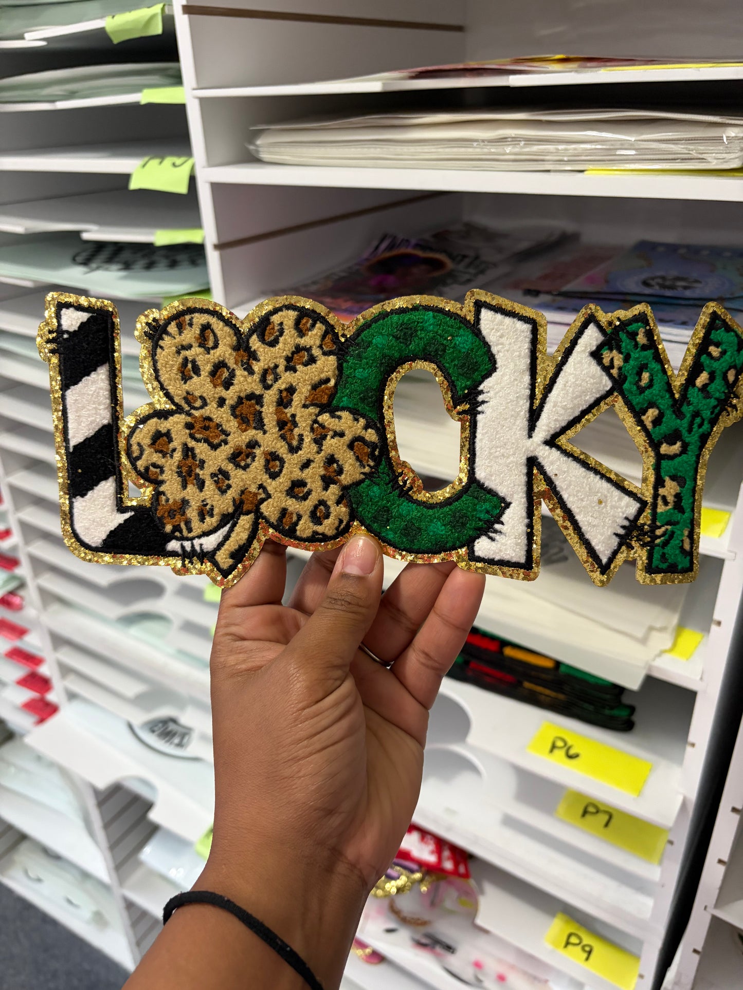 Leopard Lucky  Chenille Patches for Jackets | Embroidered