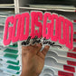 Pink God is Good Chenille  Patch   | , Embroidered Patch
