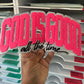 Pink God is Good Chenille  Patch   | , Embroidered Patch
