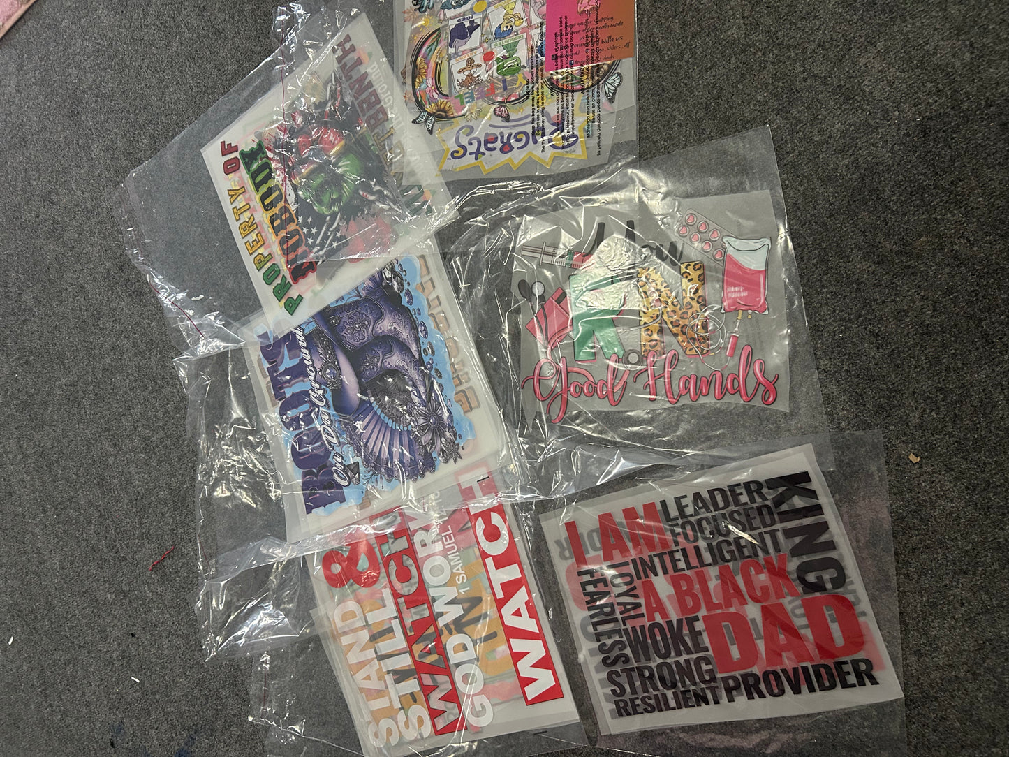 5 DTF Transfers BUNDLE (Pick your Theme)