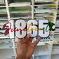 1865 Juneteenth  Chenille Patch | black History , Juneteenth Embroidered Patch