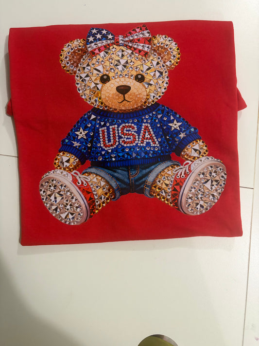 USA TEDDY BEAR T-shirt