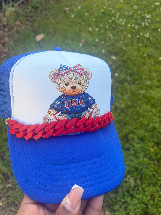 USA Teddy Hat Transfers