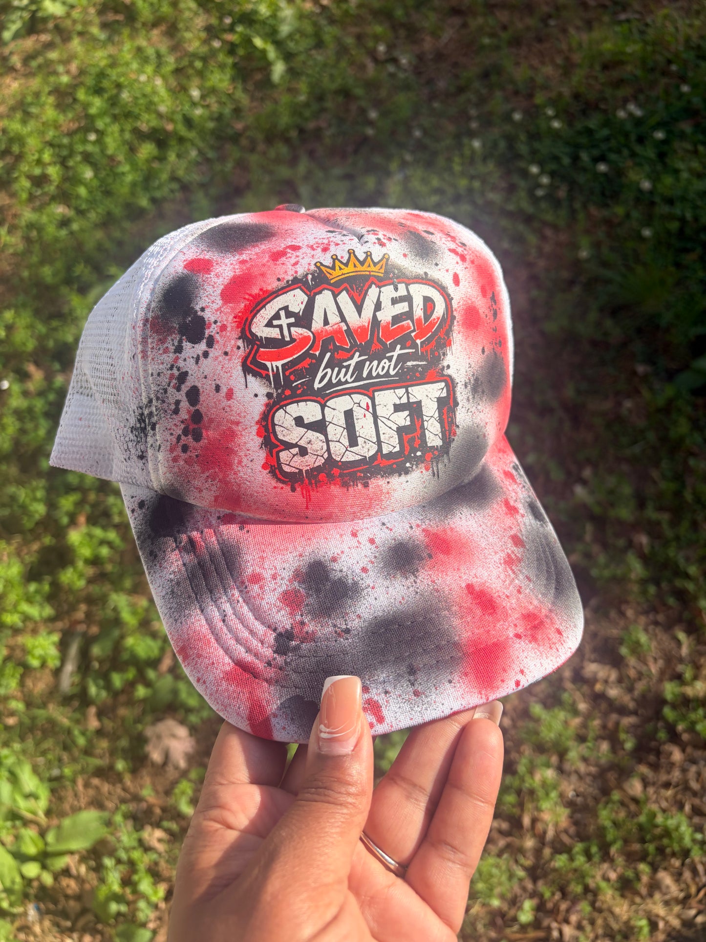 Save but not soft tye dye Trucker Hat