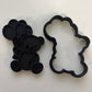 Bear with balloons Cookie Cutter & Stamp