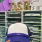 Purple Trucker Hat Chains, Junk Hat/ Junk Socks With Gold  Lobster Claw