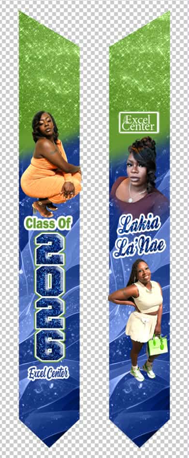 Custom Grad Stole Design Only