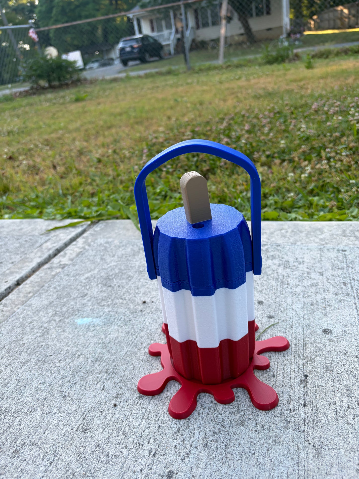 12oz Bomb Pop Can Holder w/ Splatter Base