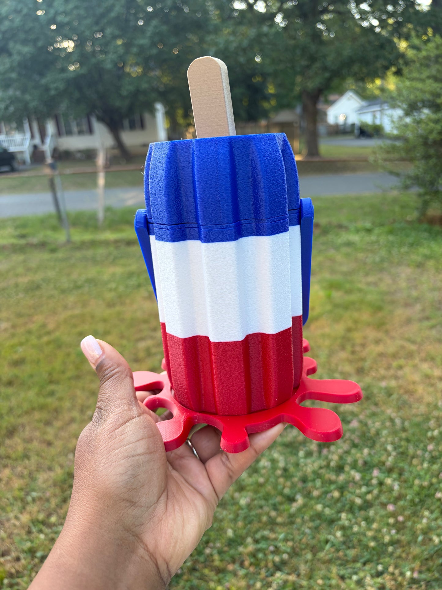 12oz Bomb Pop Can Holder w/ Splatter Base