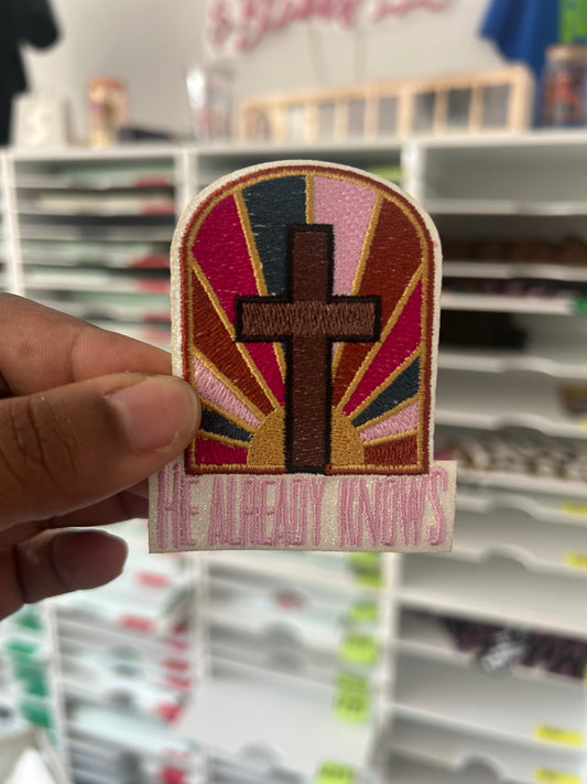 He Already Knows Hat Patch
