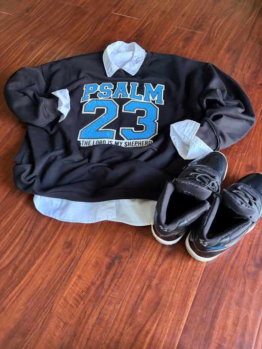 Blue Psalm 23 Patches