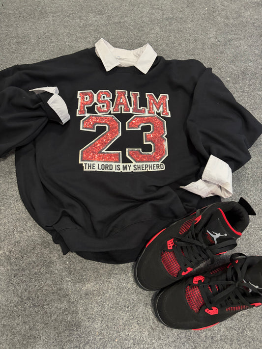 Red Psalm 23 Patches