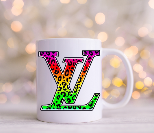 LV Pink Yellow Green Decals