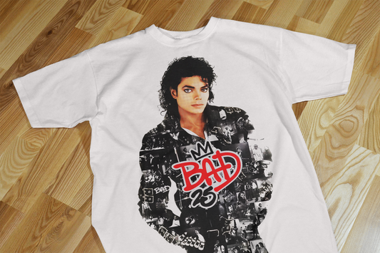 Michael Jackson Bad 25 DTF TRANSFER