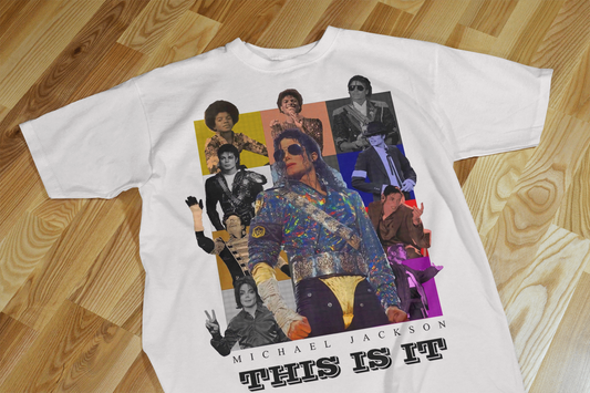 Michael Jackson This Is It DTF TRANSFER