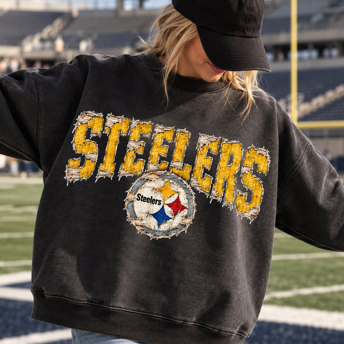 32 Distressed Denim NFL Transfer Print Available in All Teams (All sizes Available)
