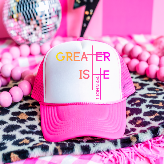 Greater is He Hat Transfers
