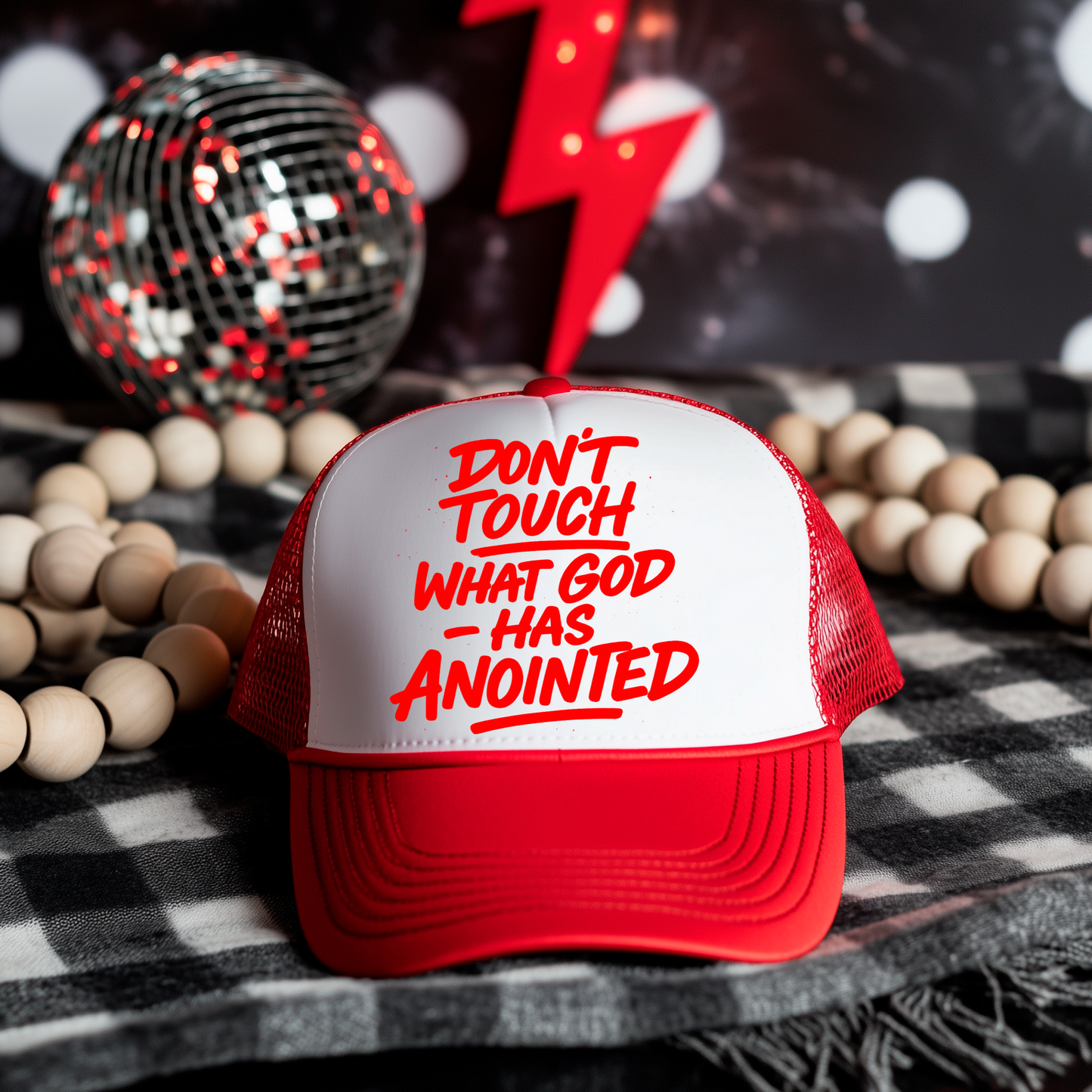 Don't Touch What God Has Anointed Hat Transfers