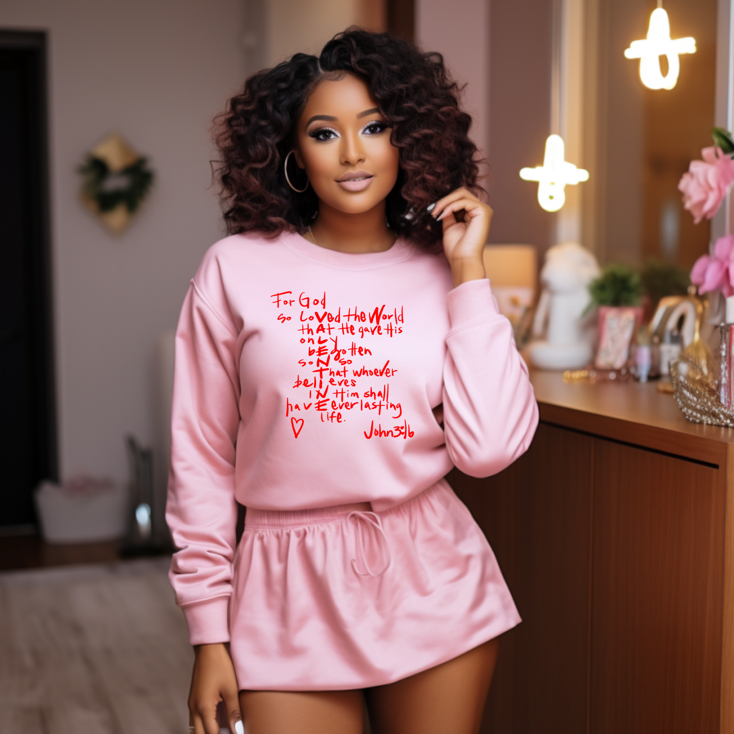 For God so Loved........John 3:16 Screen Print